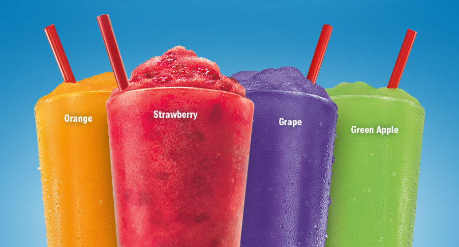 Today only: Get medium Famous or Real Fruit slushes for $0.79 at Sonic