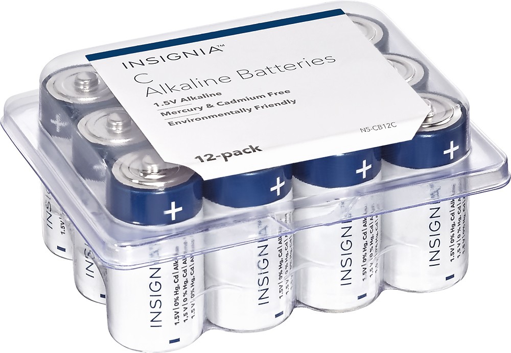 12-pack Insignia C batteries for $9
