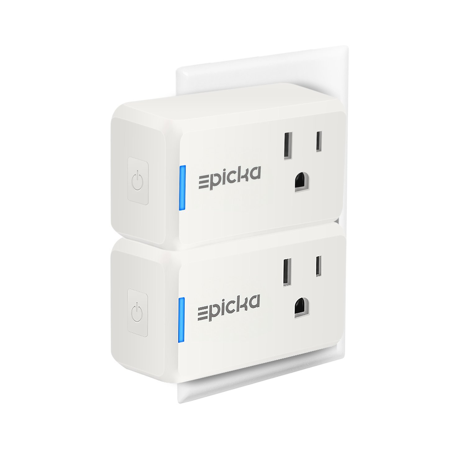 2-pack Epicka Wi-Fi mini smart plugs for $16