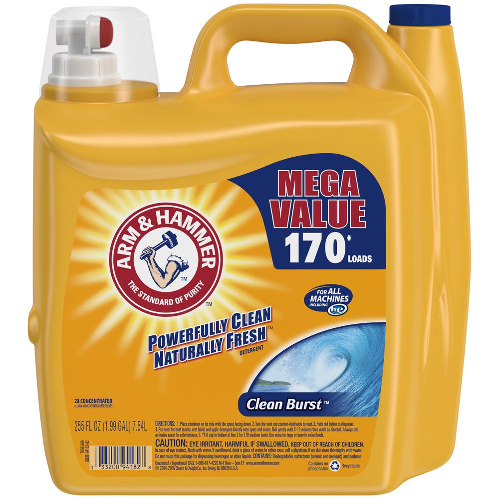 In-store only and today only: 255-oz. Arm & Hammer laundry detergent for $7