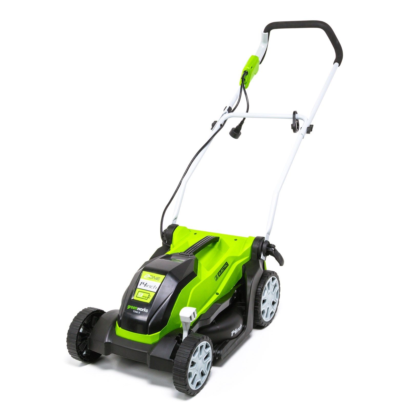 Greenworks corded electric 9 amp 14-inch lawn mower for $89