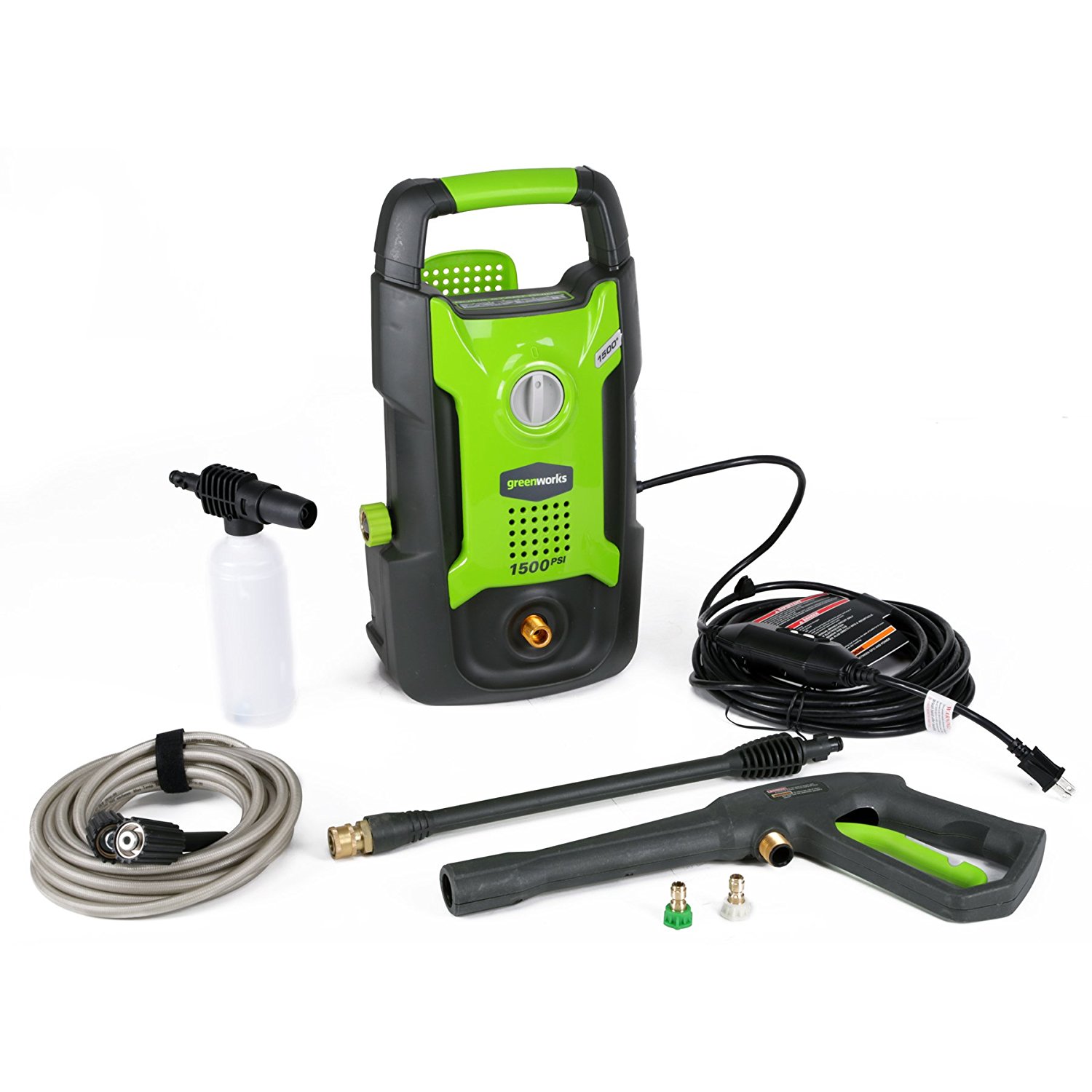 Today only: Greenworks 1500 PSI 13-amp 1.2 GPM pressure washer for $58