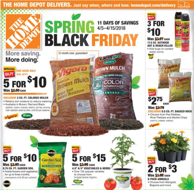 Ends soon! The best deals of The Home Depot's Spring Black Friday sale