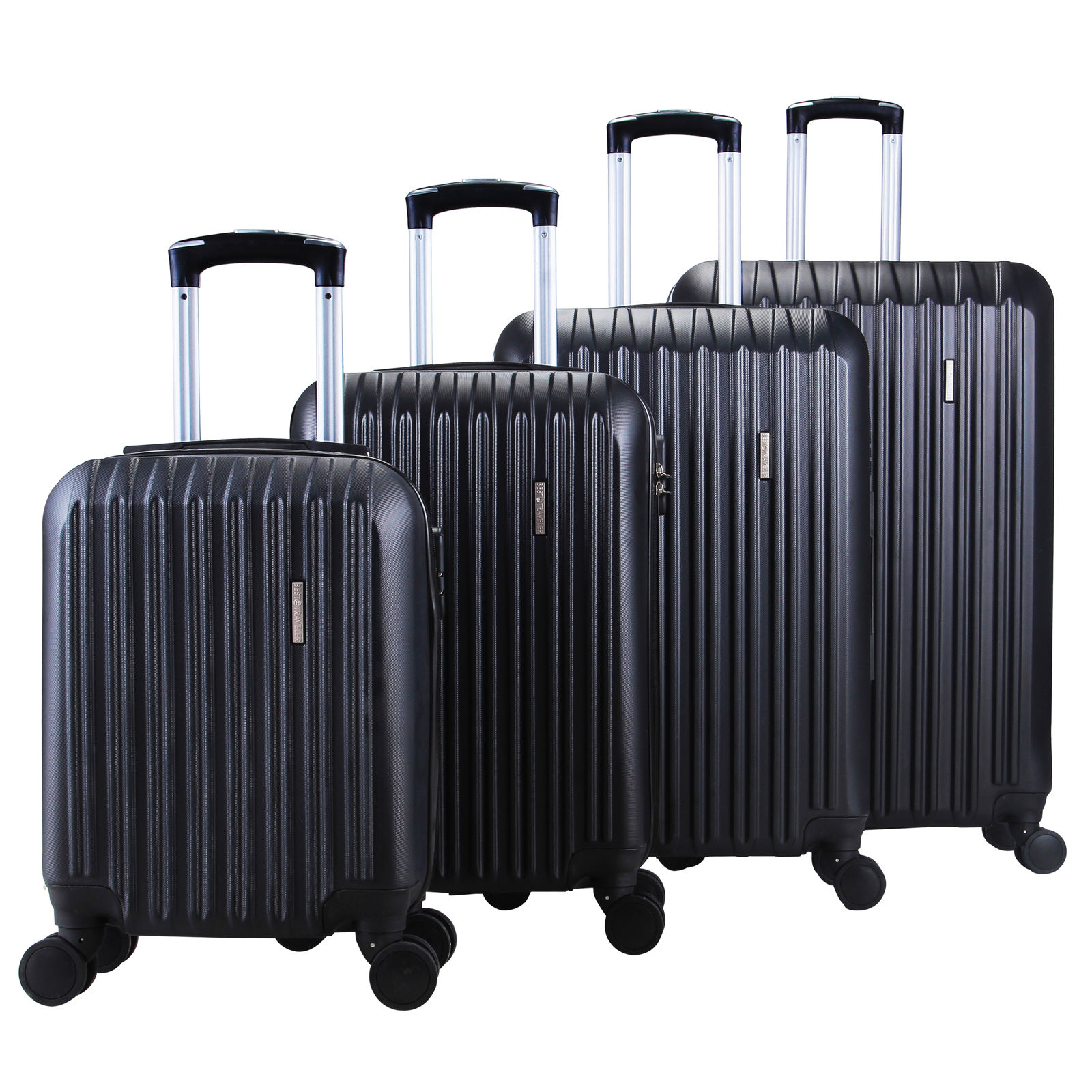 4-piece ABS spinner hardshell luggage set for $90
