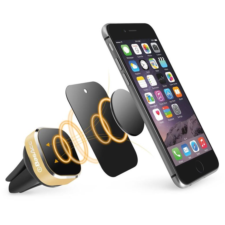 Magnetic cell phone mounts from $6 at Hollar