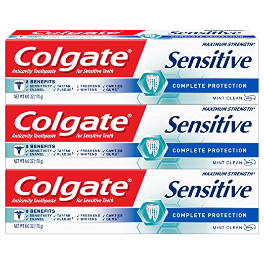 Colgate sensitive toothpaste 3-pack for $7.31