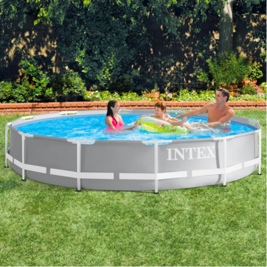 Intex 12′ x 30″ above ground Prism frame pool set for $160