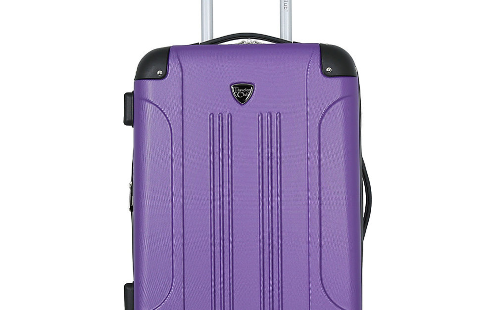 Travelers Club 20″ modern hardside expandable carry-on for $34, free shipping