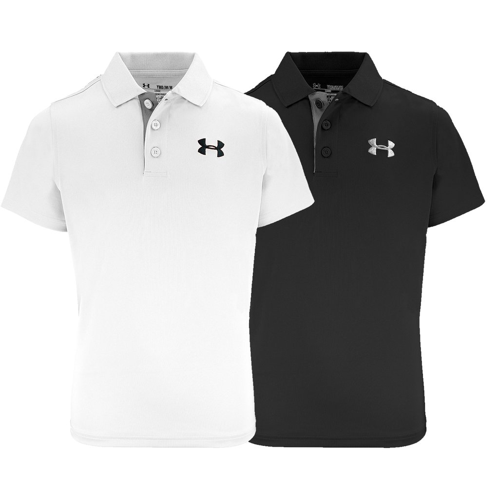 Under Armour boys Match Play polo 2-pack for $30