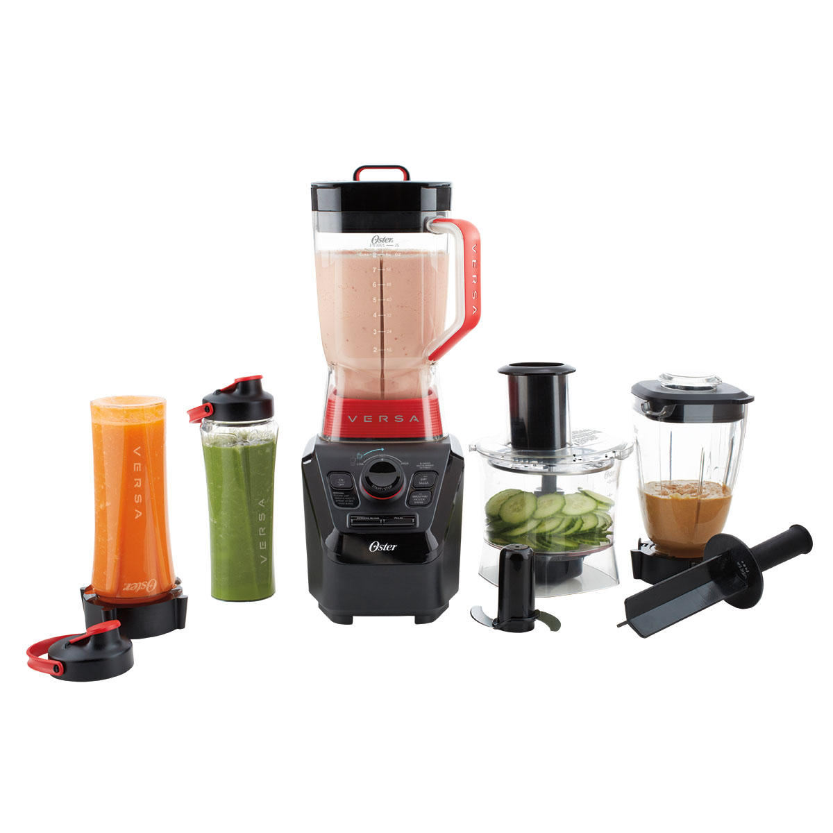 Oster Versa Pro Series blender with food processor and smoothie cups for $130