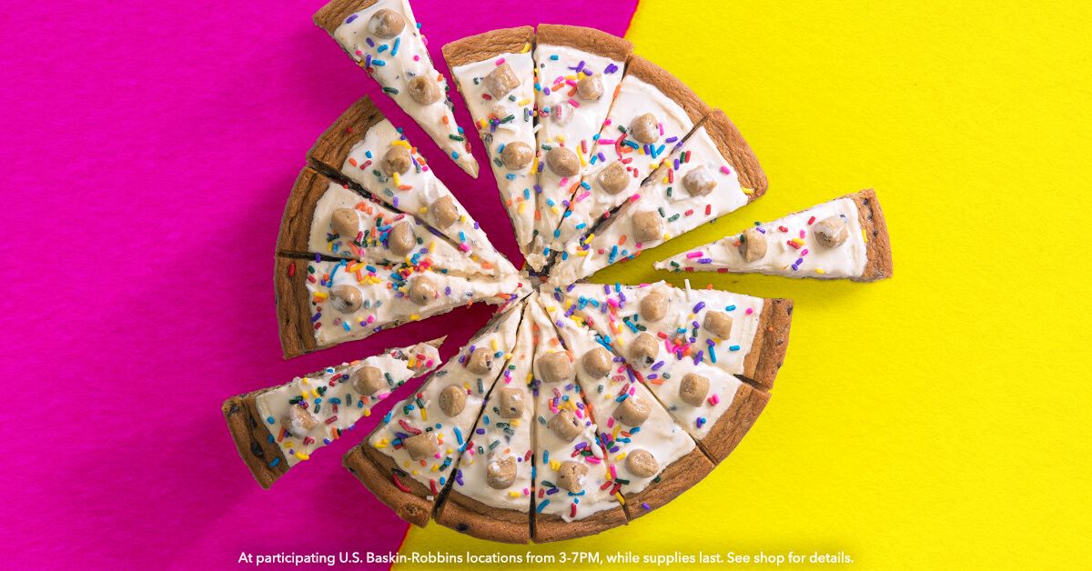 Get a free sample of Baskin Robbins Polar Pizza on July 1