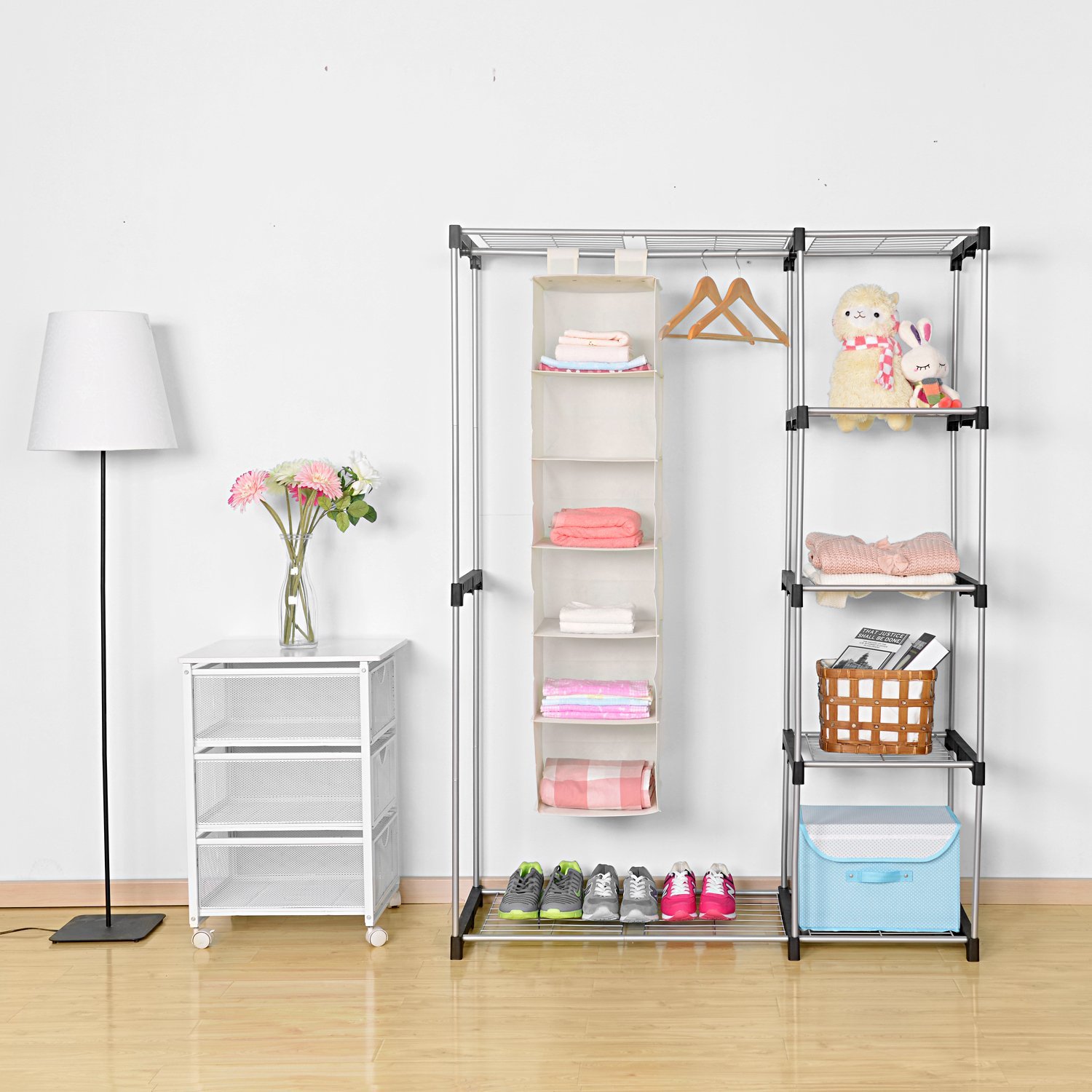 MaidMax 6-tier hanging closet shelves closet organizer for $7 with code