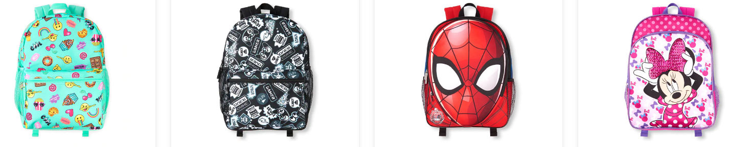 The Children’s Place: Kid’s backpacks from $10, free shipping