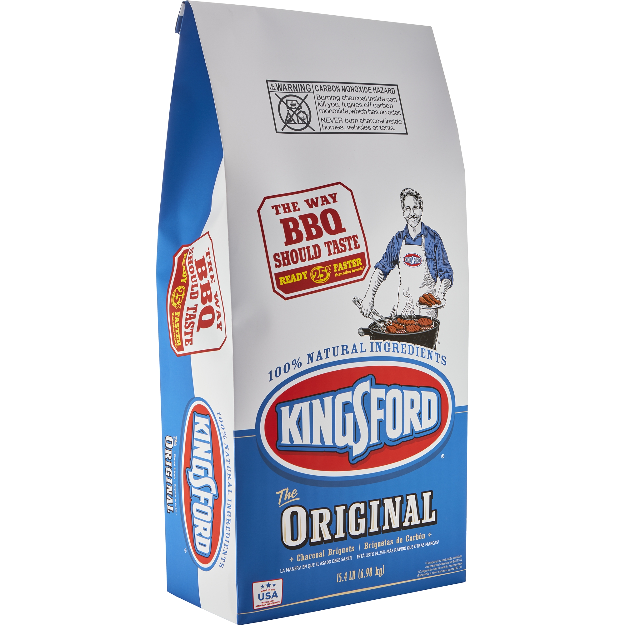 Kingsford original charcoal briquettes 15.4-lb bag for $8