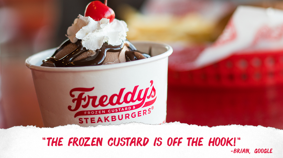 Freddy’s Frozen Custard: Get frozen custard for $1 TODAY!