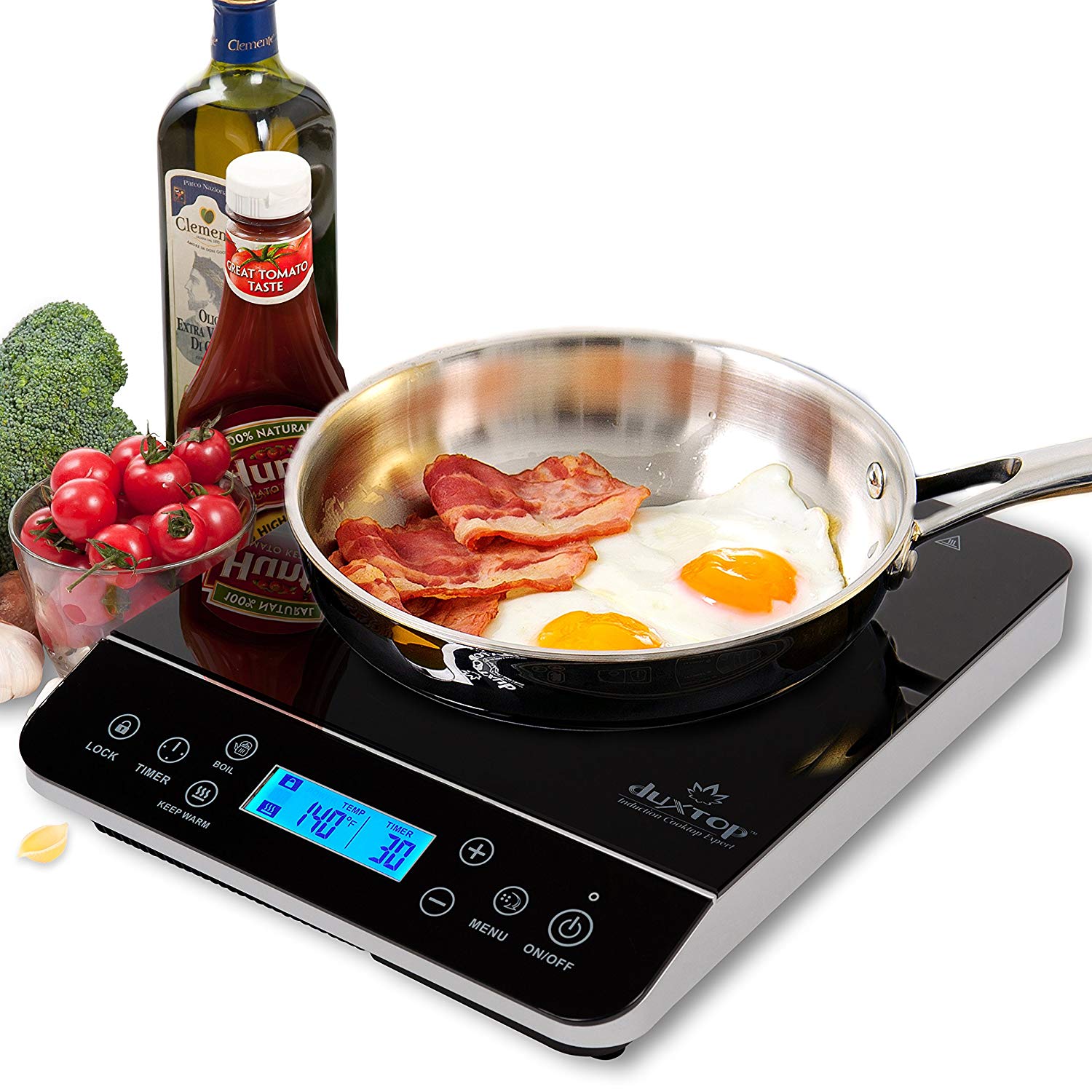 Today only: Duxtop LCD 1800-watt portable induction cooktop for $75