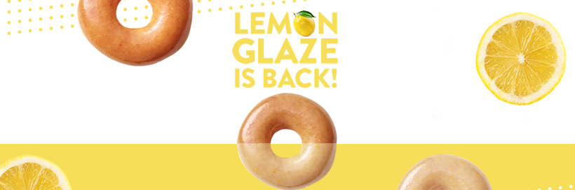 Krispy Kreme: Rewards members get a FREE lemon glazed doughnut today!