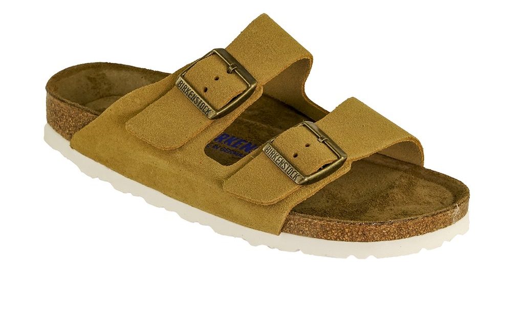 Birkenstock Arizona soft footbed suede leather sandals for $60, free shipping