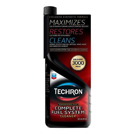 Save on Chevron Techron complete fuel system cleaner