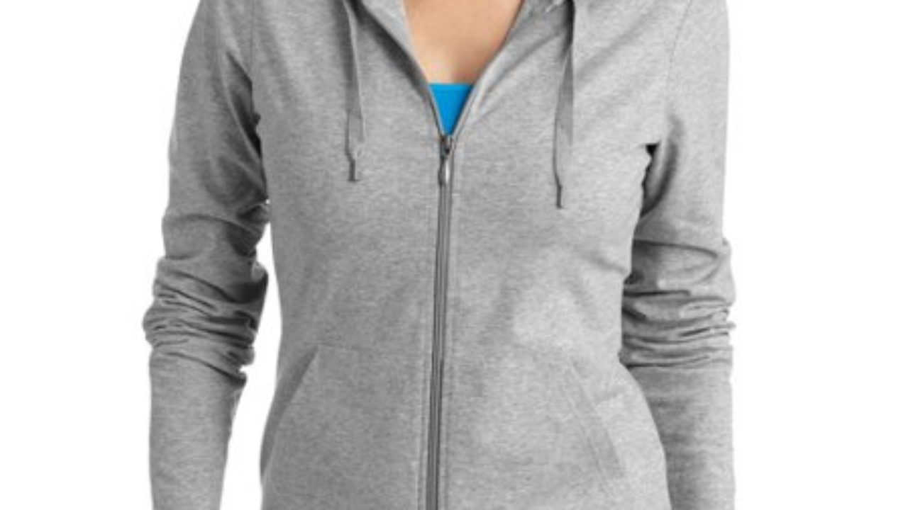 Danskin Now women's dri-more full zip core hoodie for $10 - Clark