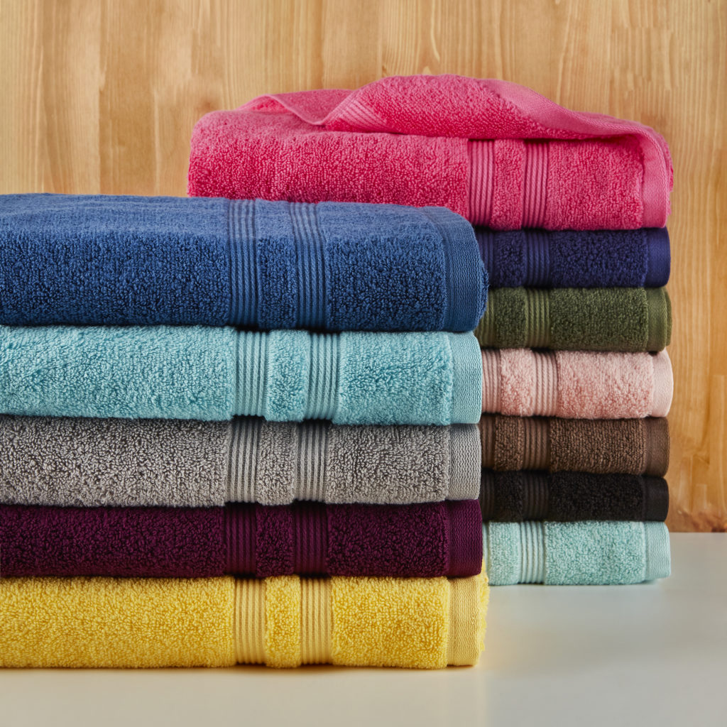 Mainstays Solid Performance towels 6-piece set from $9 - Clark Deals