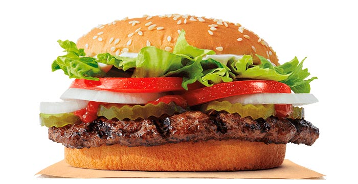 Burger King: Get a Whopper or crispy chicken sandwich for $1 via app