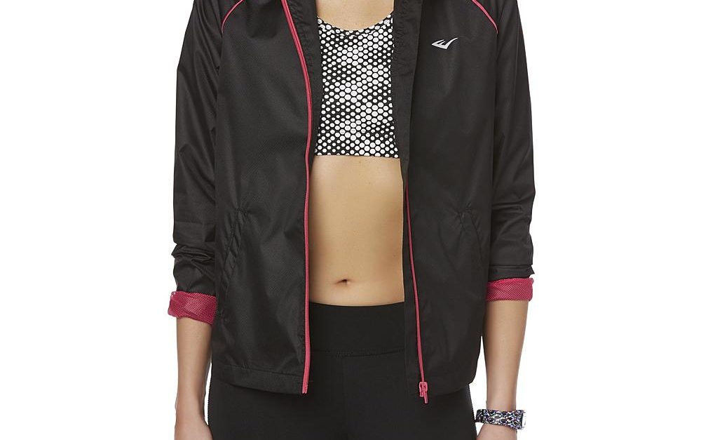 Everlast women’s athletic windbreaker jacket for $4