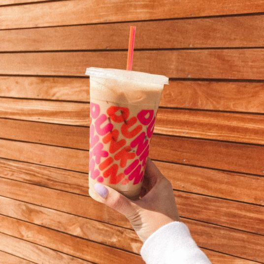 Get a FREE iced coffee at Dunkin’ Donuts