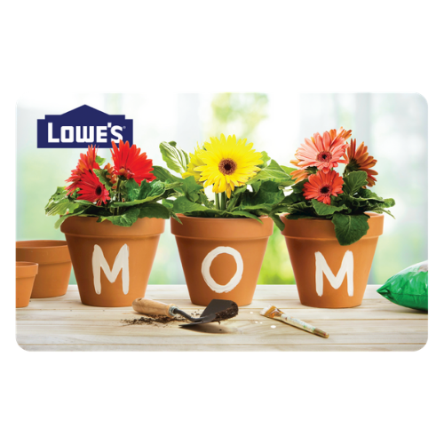 Get a $10 extra bonus with $50 Lowe’s Home Improvement gift card
