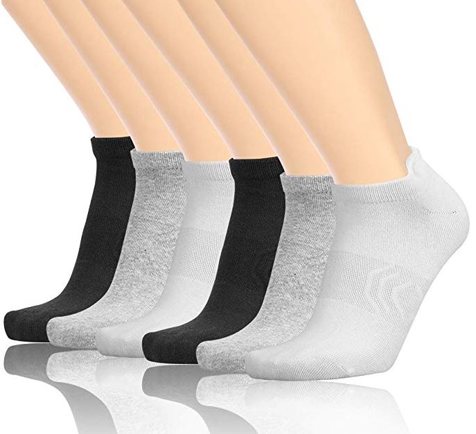 Zisuper women’s & men’s 6-pack low cut socks from $7