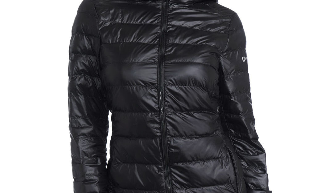 Alpine Swiss women’s hooded puffer jacket for $30, free shipping