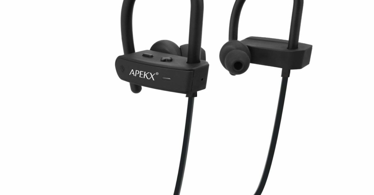 Apex sweatproof Bluetooth earbuds with mic for $10