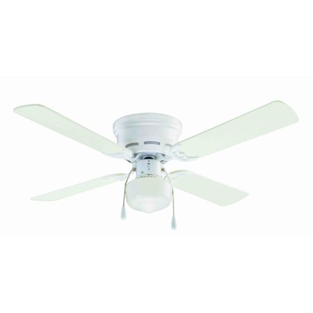 Mainstays Hugger indoor ceiling fan with light for $24