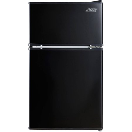 Arctic King 3.2-cu ft double door mini fridge with freezer for $129