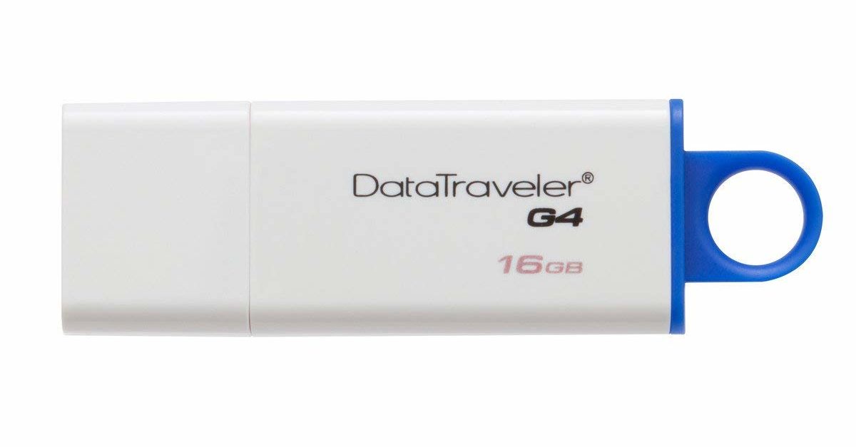 Kingston Digital 16GB Data Traveler 3.0 USB flash drive for $4