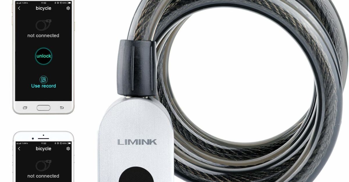 Limink Smart app-controlled bike lock chain for $31