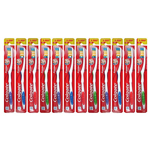 12-pack Colgate Premier Extra Clean toothbrushes for $6