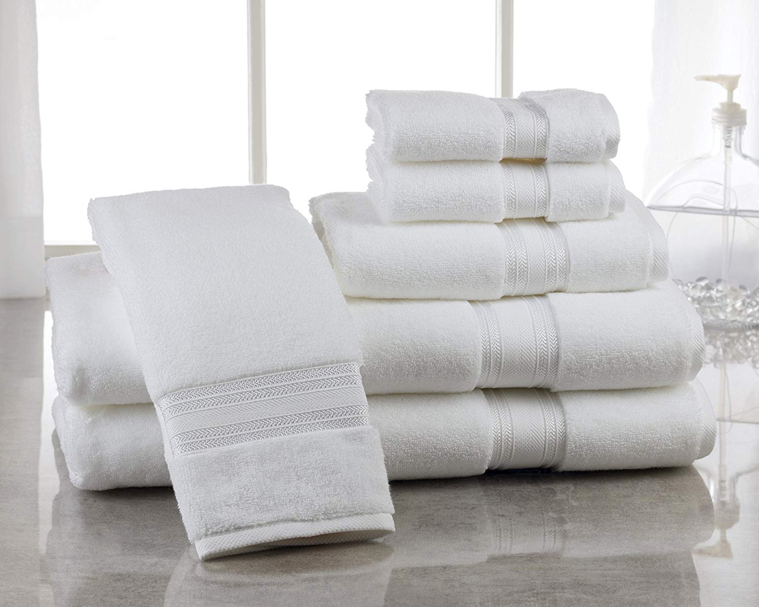 Today only: 6-piece 100% Turkish cotton 700GSM towel set for $28