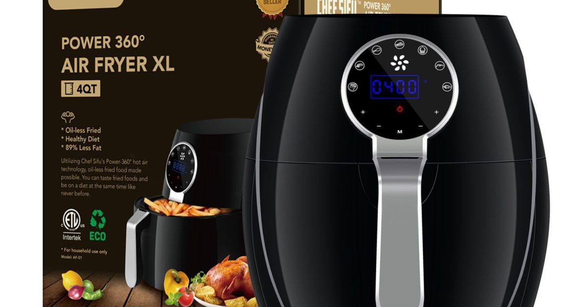 Today only: Chef Sifu 4-quart XL air fryer for $54 shipped