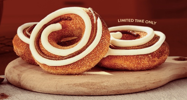 Krispy Kreme: FREE Cinnamon Swirl doughnut with purchase today!