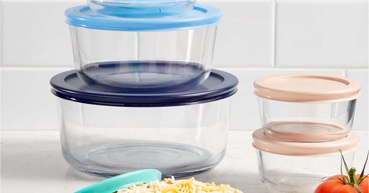 Today only: Pyrex 12-piece glass storage set for $20