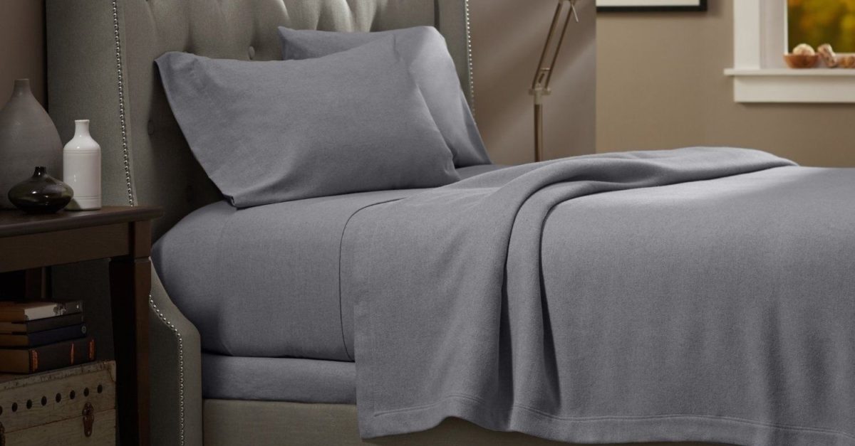 100% Egyptian cotton deep pocket flannel 4-piece sheet sets from $25