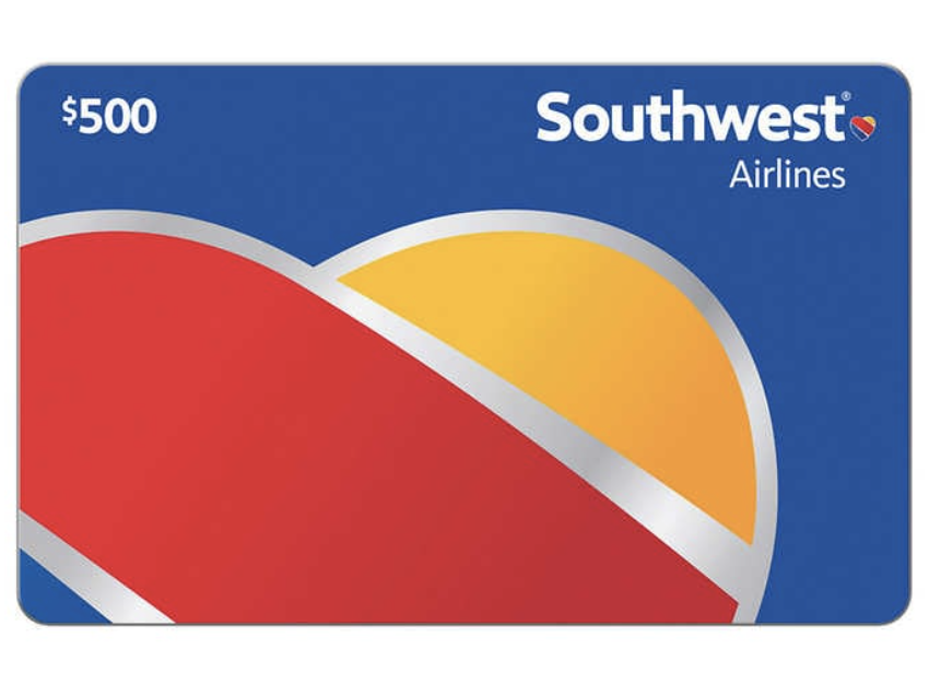 Get a $500 Southwest Airlines gift card for $450