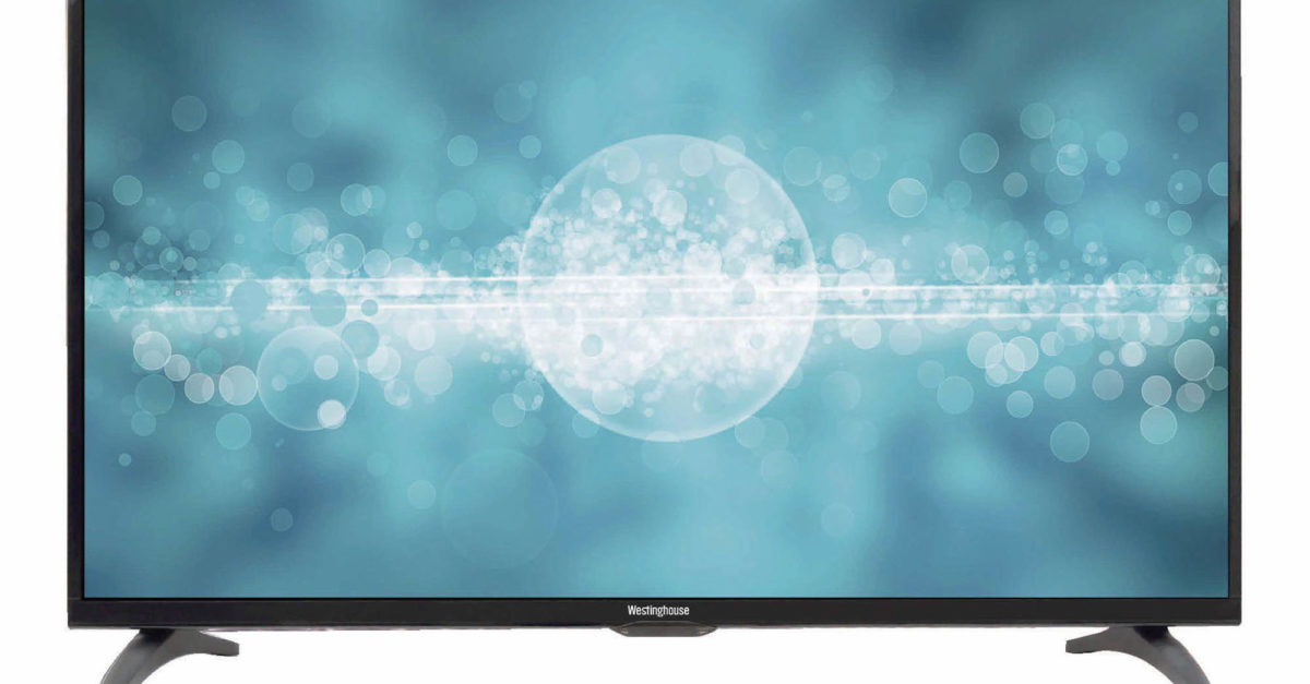 Westinghouse 55″ 4K UHD smart TV for $300, free shipping