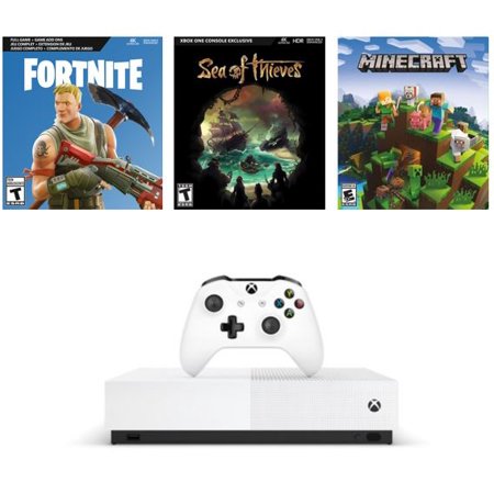 Microsoft Xbox One S 1TB all-digital edition 3-game bundle for $160