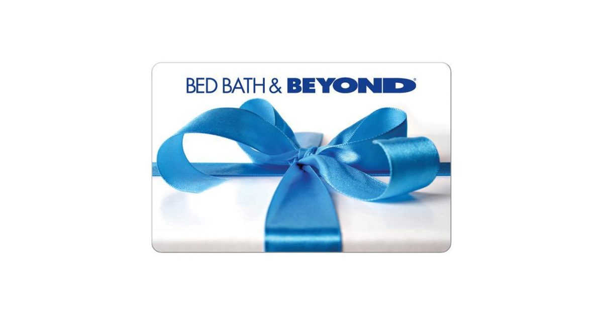 $100 Bed Bath & Beyond eGift card for only $90