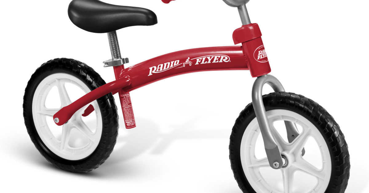Radio Flyer Glide & Go balance bike for $35