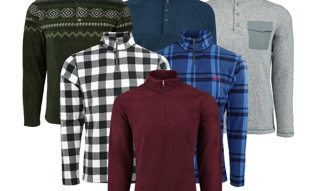 Chaps men’s mystery fleece pullover for $15, free shipping