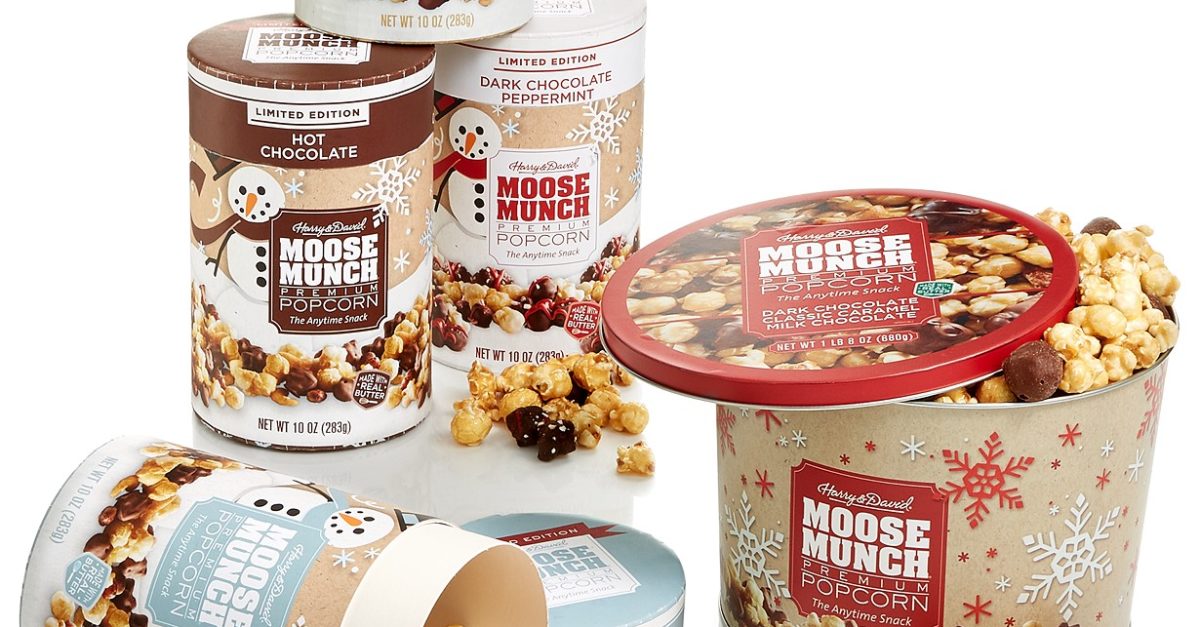 Harry & David Moose Munch gift canisters from $8