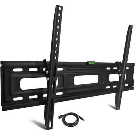 Onn Tilting TV wall mount kit for 24″ to 84″ TVs with HDMI cable for $20